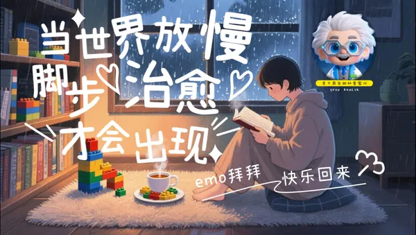 当世界放慢脚步，治愈才会出现